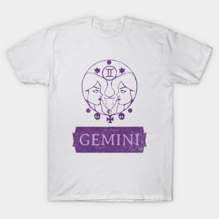 gemini zodiac sign test T-Shirt